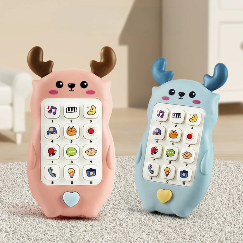 Telefone sensorial sonoro para crianças