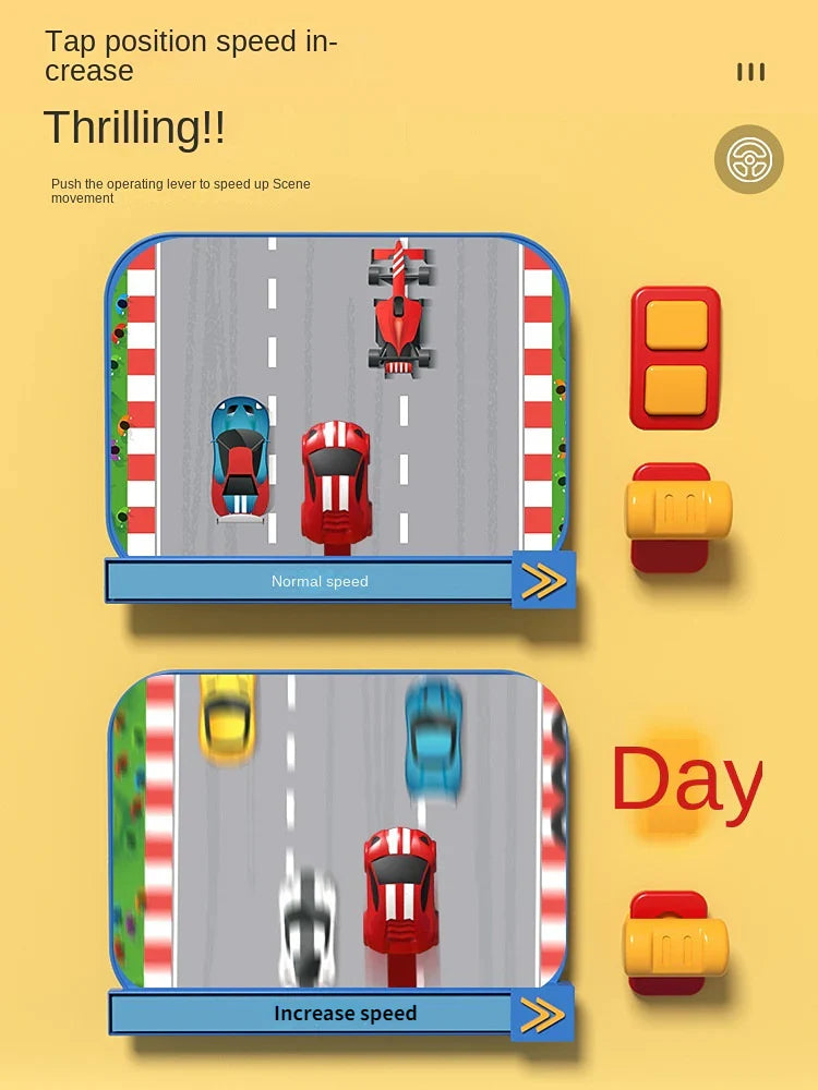 Desafio de corrida de volante